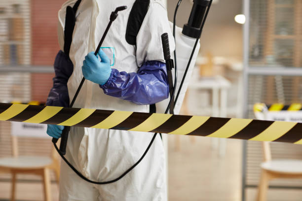 Professional Blood Cleanup technician working in Fairfax, OH